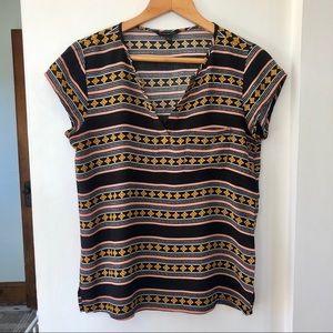 Banana Republic | Geometric Print Top